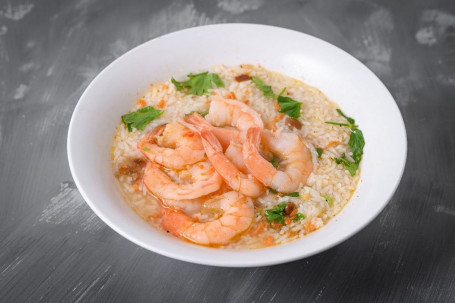 Soft Boiled Rice W/Prawns Large