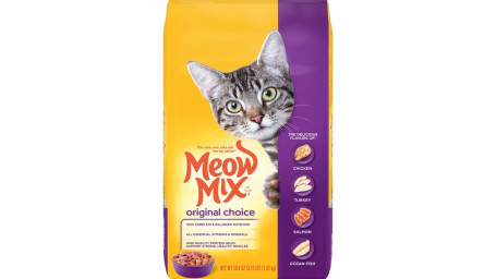 Meow Mix Original Choice Dry Cat Food 3.15Lbs