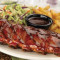 Bàn Fèn Shuāng Jiàng Tàn Kǎo Zhū Lē Pái Half-Rack Double Glazed Baby Back Ribs