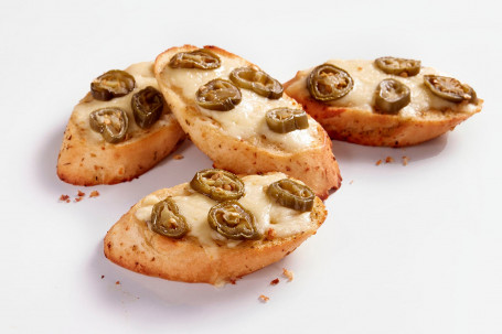 Fyldt Hvidløgsbrød Med Jalapenos (V)