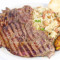 101. Calentado Con Carne Asada Y Huevos Pericos Mixed Rice Beans With Grilled Steak Scrambled Eggs