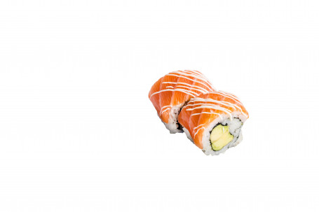 Fresh Salmon Rainbow Roll