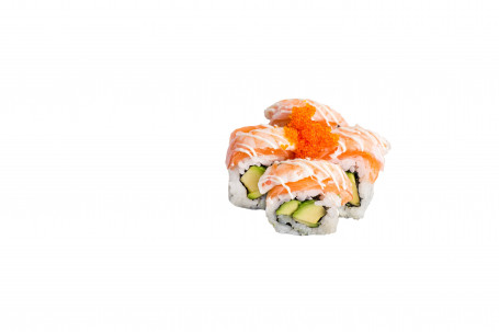 Fresh Salmon And Prawn Avocado Rainbow