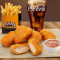 6 Stk Nuggets M/ En Sidesodavand