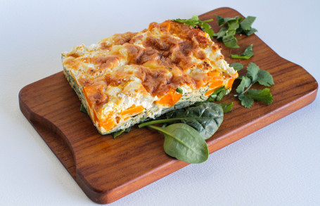 Roast Pumpkin And Feta Frittata (V, Gf)