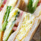 Dàn Shā Lā Sān Míng Zhì Vegetable Sandwich With Egg Mayonnaise Salad