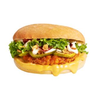 Crispy Chicken Burger (Krydret)