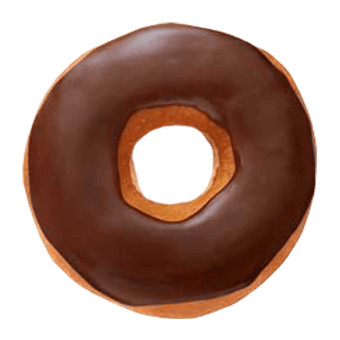 Chokolade Frostet Doughnut