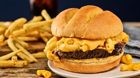 Mac Cheese Black Bean Burger