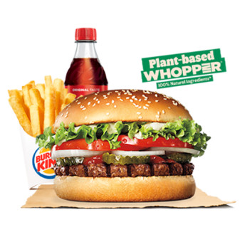 Plantebaseret Whopper Menu