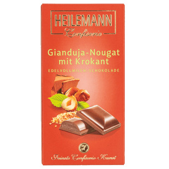 Heilemann Gianduja Nougat Sødmælkschokoladebar