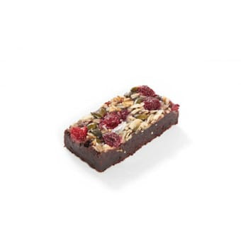 Raspberry Almond Brownie