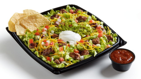 Tacosalat Med Frisk Guac – Carne Asada Steak