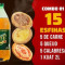 Combo Nº1 (5 Esfihas De Carne 5 De Queijo 5 De Calabresa 1 Refri Kuat 2L