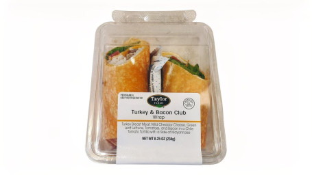 Tyrkiet Bacon Club Wrap, 8,25 Oz.