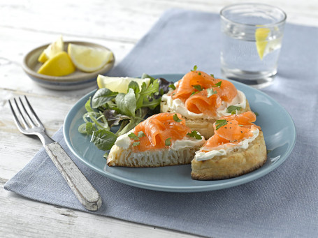 Salmon Crumpets