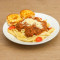 Penne Bolognese With Garlic Bread