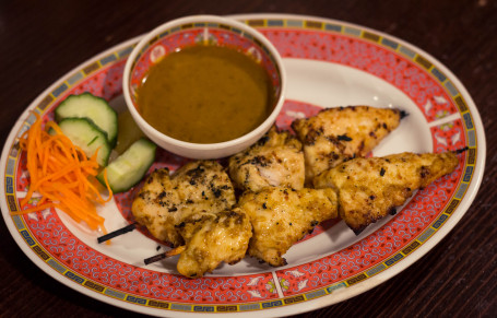 Satay Chicken Skewers (Two Pieces)