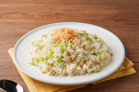 Yáo Zú Dàn Bái Cài Lì Chǎo Fàn （Dried Scallop Egg White Fried Rice)