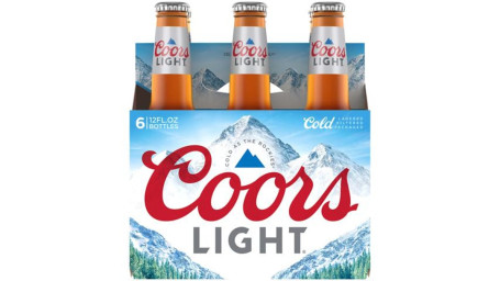 Coors Light Bottle 6Ct 12Oz