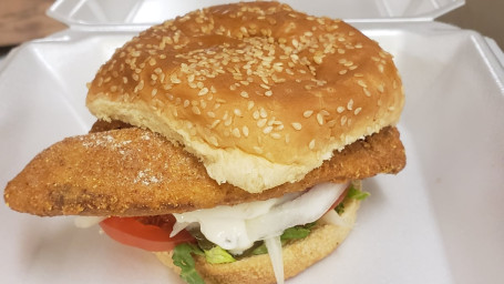 Hand Made Fish Sandwich