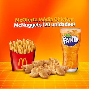 Gennemsnitlig Mcoferta Chicken Mcnuggets 20 Enheder