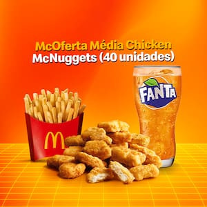 Gennemsnitlig Mcoferta Chicken Mcnuggets 40 Enheder