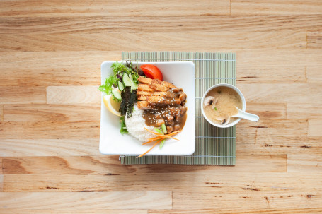 Katsu Curry Rice (Free Miso Soup)