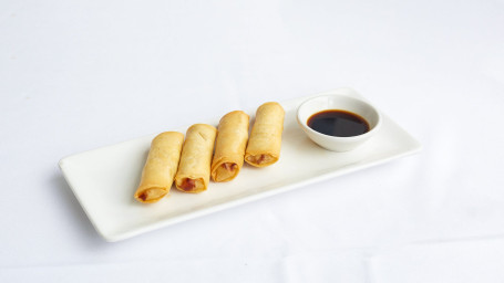 Fried Vegetarian Spring Rolls Sū Zhà Sù Chūn Juǎn (6)