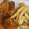 1. 6 Pc Wings W/Fries