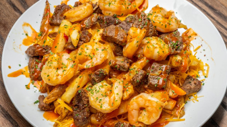 Honey Garlic Shrimp Steak