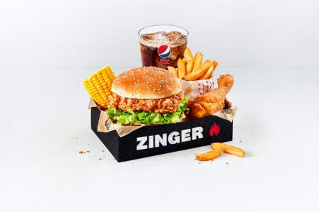 Zinger Box Måltid Med 1 Stk Kylling