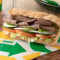 6-tommer Roast Beef Sub