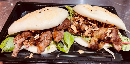 Beef Teriyaki Hirata Buns