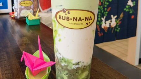 Matcha Kiwi Boba Jasmine Tea