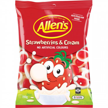 Allen's Strawberry Cream 190G