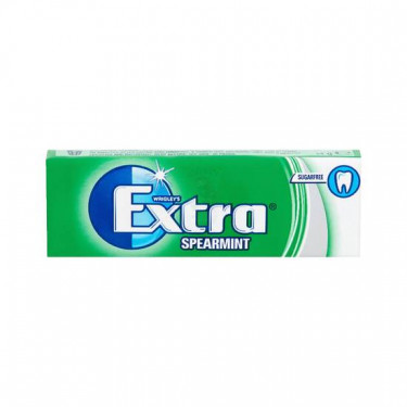 Ekstra Spearmint Tyggegummi Sukkerfri 10 Stk