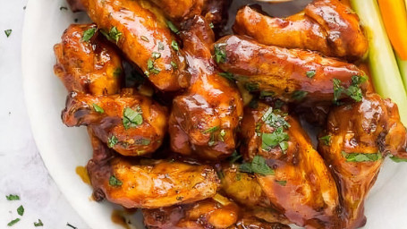 Sweet Honey Bourbon Wings