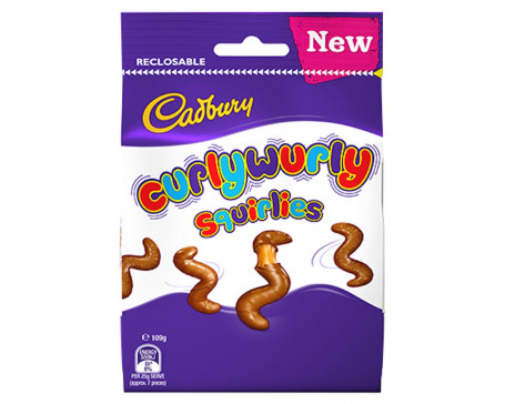 Cadbury Curly Wurly Squirlies Taske 110G