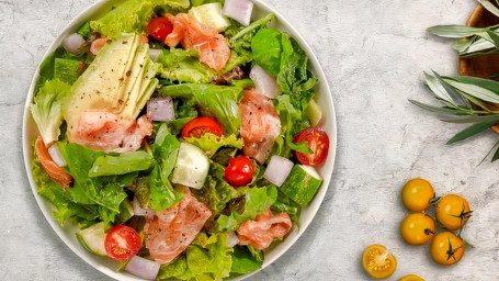 Turning Tuna And Greek Salad