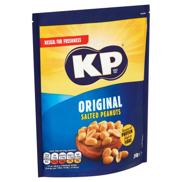 Kp Original Salted Peanuts Reclose Pakke 250G