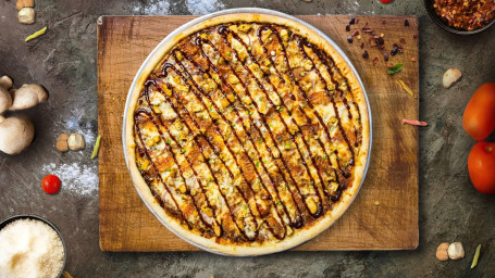 Buffed Buffalo Chicken Pizza