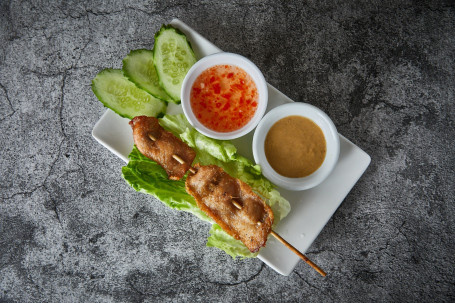 Bbq Pork Neck Skewer Chuàn Shāo Zhū Ròu