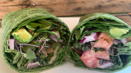 Microgreen Avocado Wrap