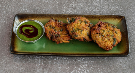 Kale Spinach Bhajiyas