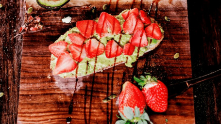 Kids Strawberry Toast (Vegan)