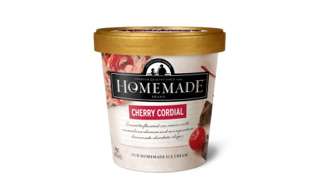 Pint Homemade Chocolate Cherry Cordial Ice Cream