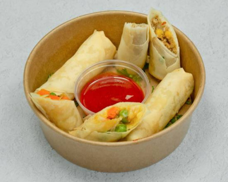 Veggie Spring Rolls (6 Pcs)