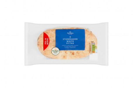 Morrisons Stonebaged White Pittas 6 Stk