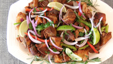 Griot (Fried Pork) Comes With Only The Fried Pork